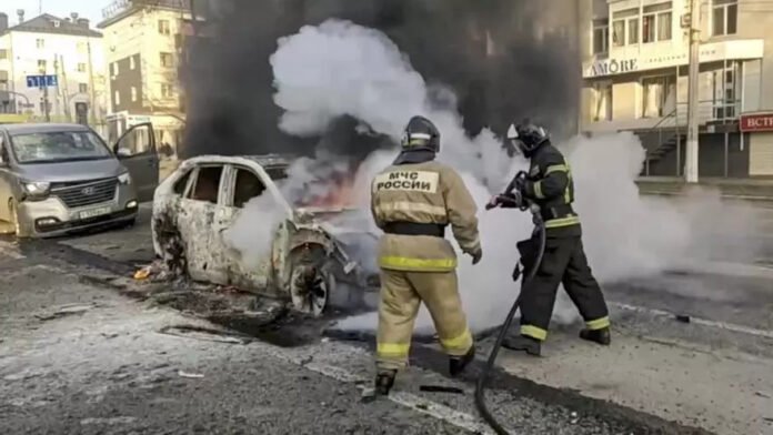 Al menos unas 14 personas muertas y un centenar de heridos fue el saldo de un ataque de Ucrania contra la ciudad rusa Bélgorod.